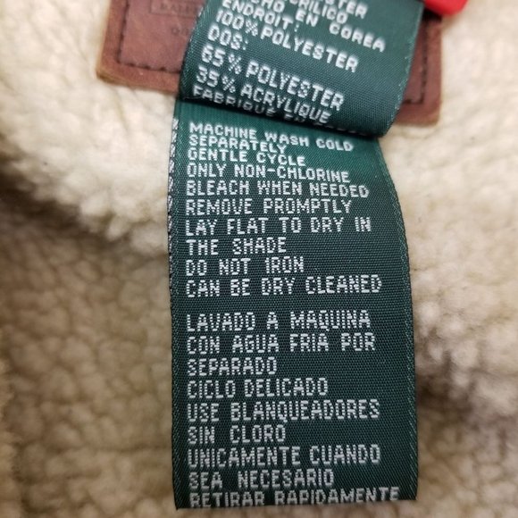 Ralph Lauren Brown Suede Sherpa Lined Coat L Rancher Western Cosplay - Picture 7 of 10